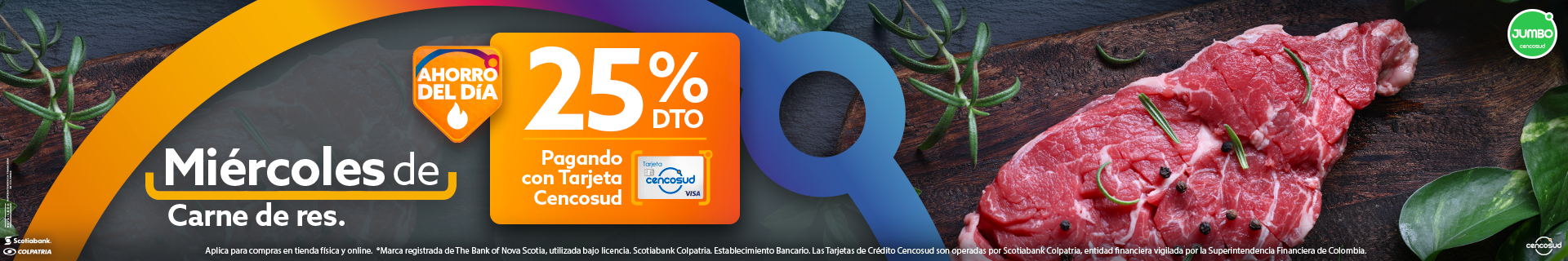 banner miercoles carnes-Recurrentes jumbo-1920x320px-Tarjeta Cencosud-4ene banner miercoles carnes-Recurrentes jumbo-1920x320px-Tarjeta Cencosud-4ene