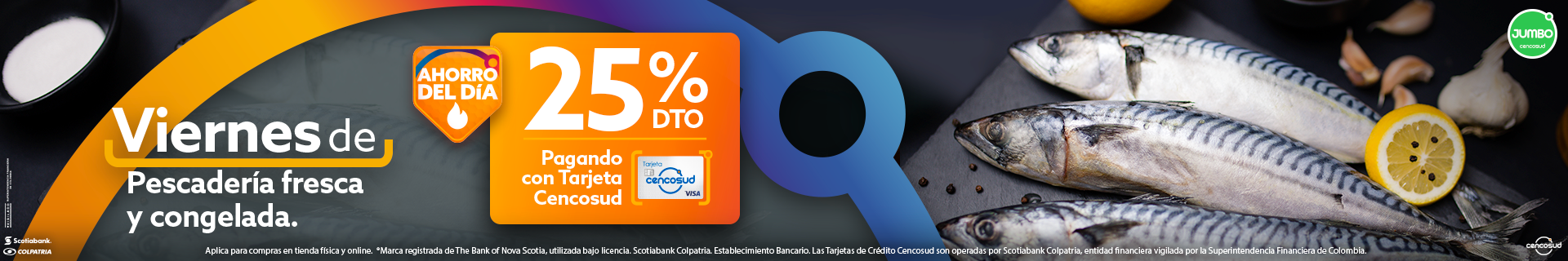 banner viernes pescaderia-Recurrentes jumbo-1920x320px-Tarjeta Cencosud-4ene banner viernes pescaderia-Recurrentes jumbo-1920x320px-Tarjeta Cencosud-4ene